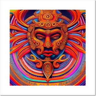 New World Gods (12) - Mesoamerican Inspired Psychedelic Art Posters and Art
